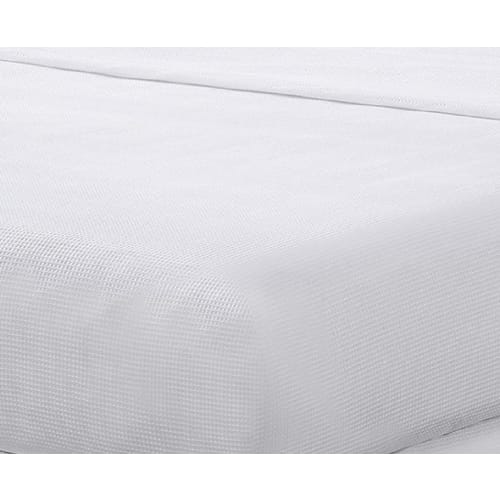 Adorn Bed Wrap, 55 Cotton /45 Polyester Waffle Weave, Queen, 60x80x9, White